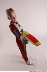 DENISA PILOT STANDING POSE WITH GUN 2